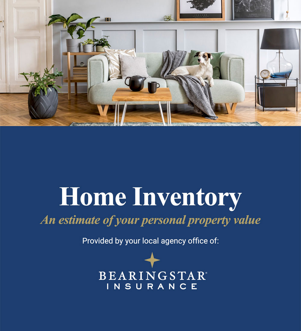 Image of the first page of the Home Inventory Checklist PDF